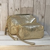 Gold Goddess Makeup Bag